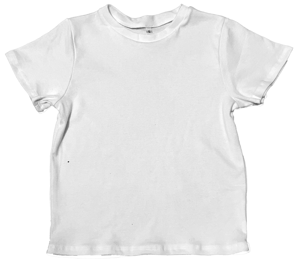 WHITE BASE BABY TEE