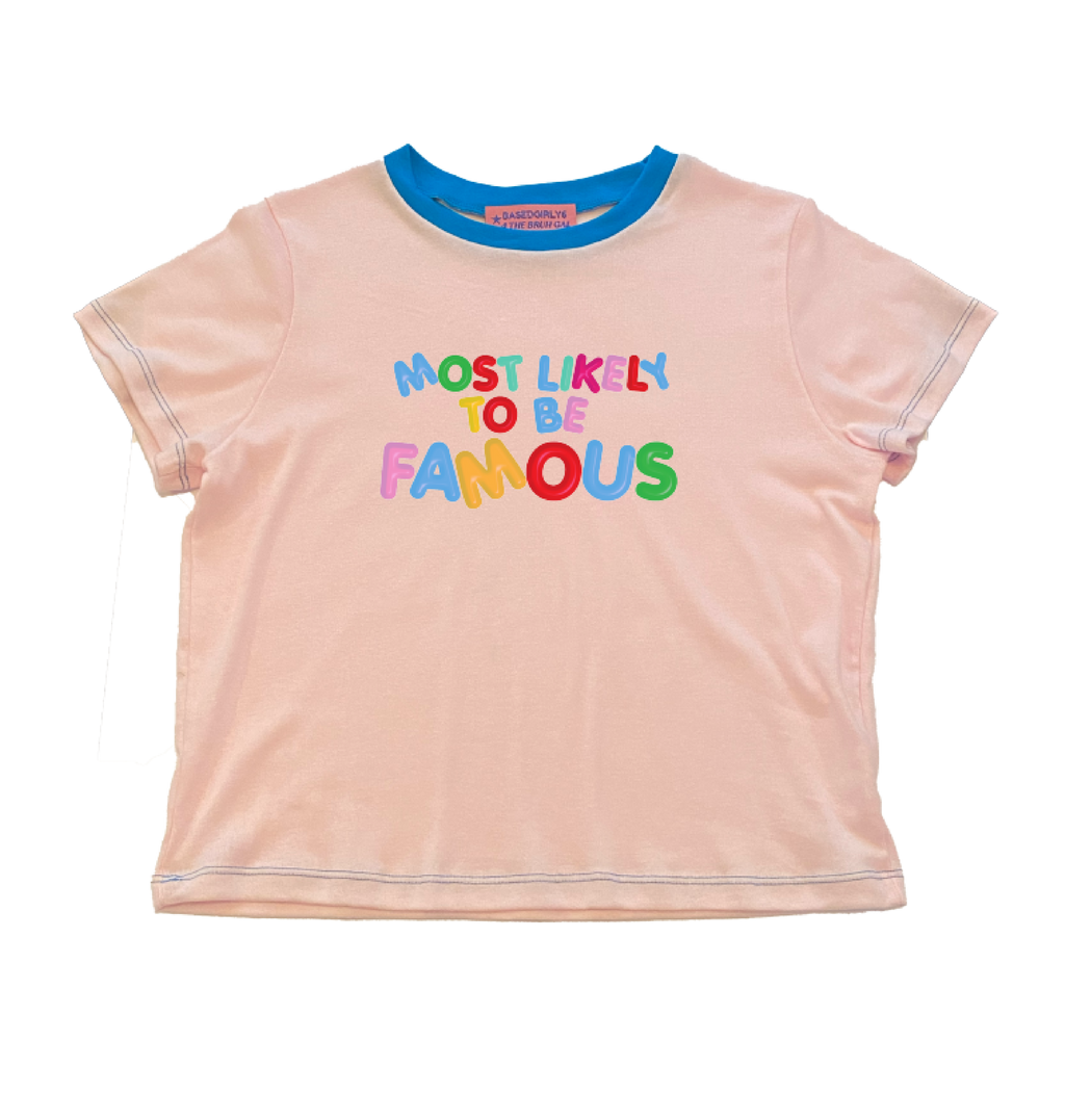 FAMOUS PINK BALLET TEE - SMALL