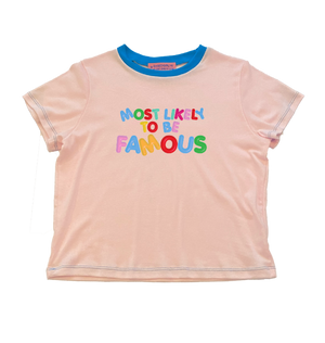 FAMOUS PINK BALLET TEE - SMALL