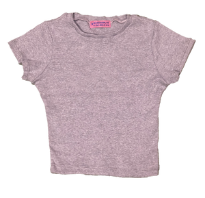 HEATHER GREY BASE BABY TEE