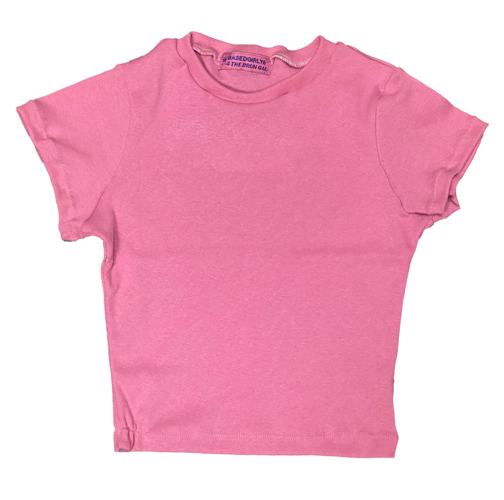 PINK BASE BABY TEE